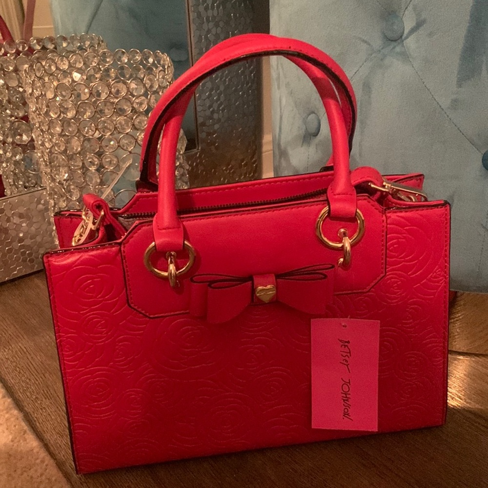 Red Betsy Johnson satchel